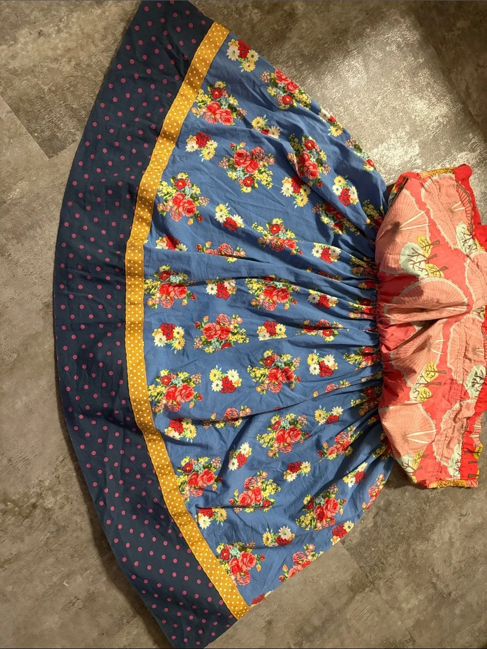 Matilda Jane Barn Party, Multicolor Floral Patchwork Sundress